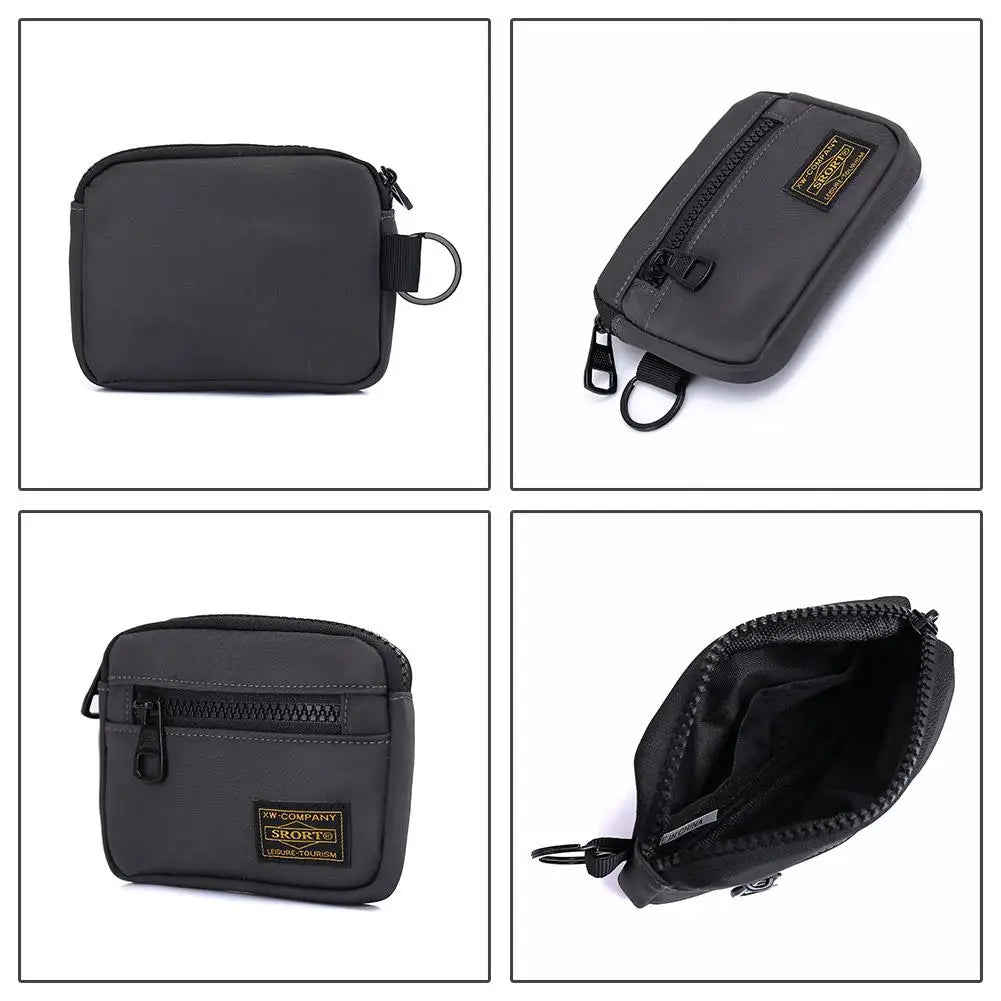 Porte-Monnaie Oxford Zipper Compact Unisexe — CLEVI Paris