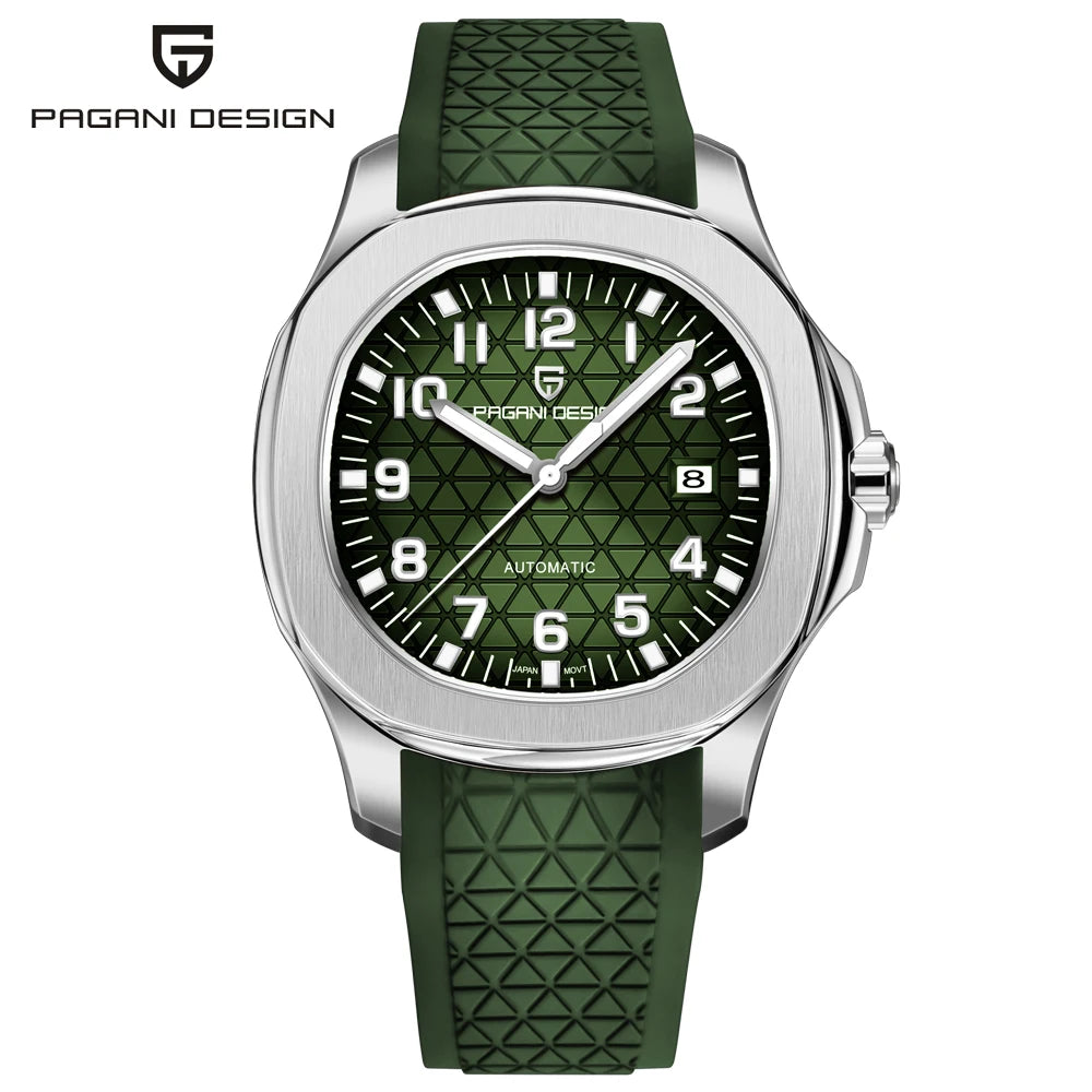 Montre PAGANI DESIGN PD-YS031 – Automatique, Verre Saphir AR, Acier Inoxydable, Couronne Visée, Étanche 10 ATM – CLEVI Paris