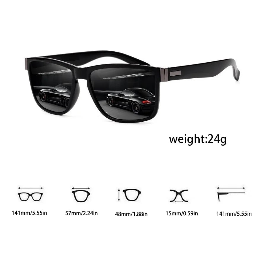 Lot 3 Lunettes de Soleil Carrées Unisexe UV400 Colorées Outdoor – CLEVI Paris