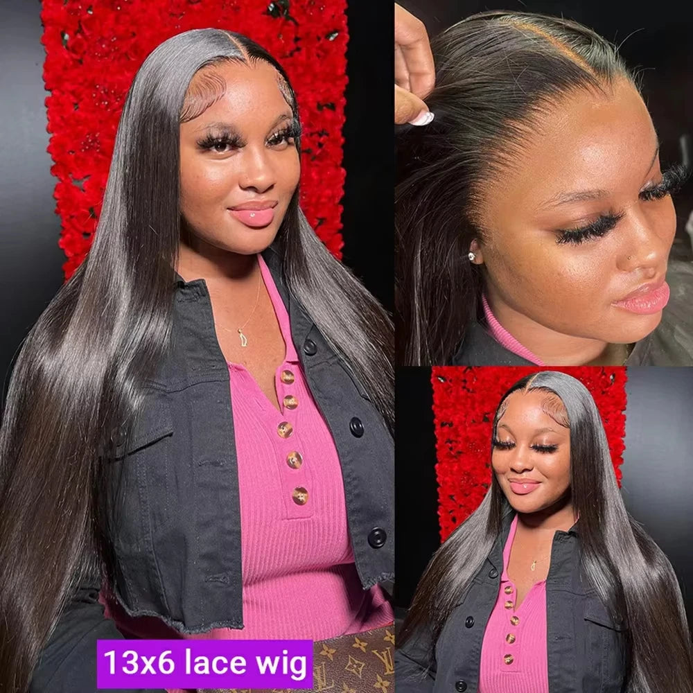 Perruque Lace Front Bone Straight Remy Hair 13x4/13x6 – CLEVI Paris