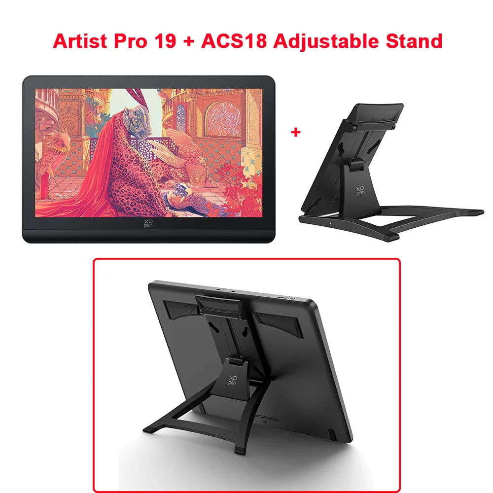 XPPen Artist Pro 19 Gen 2 – Écran Graphique 4K 18,4" | 99,8% sRGB | Stylets X3 Pro