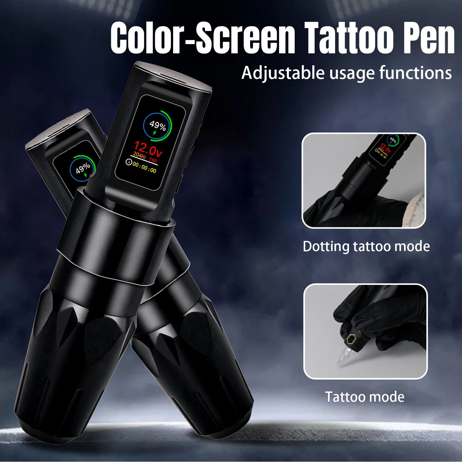 Machine à Tatouer Sans Fil Rechargeable | Moteur 6500 RPM Charge Rapide 1h | Artistes & Débutants – CLEVI Paris