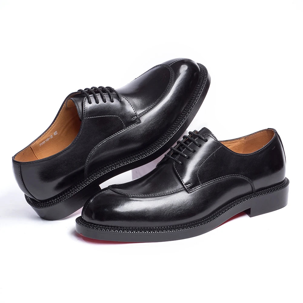 Oxford Homme Cuir Véritable Lacets Wholecut – Bout Pointu, 3 Coloris, EU 39-46 – CLEVI Paris