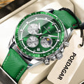 Montre Quartz Homme POEDAGAR 879-L – Chronographe, Cuir & Aiguilles Lumineuses | 4 Coloris