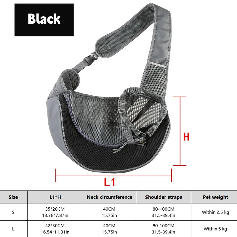 Sac de transport en maille pour chien et chat – CLEVI Paris