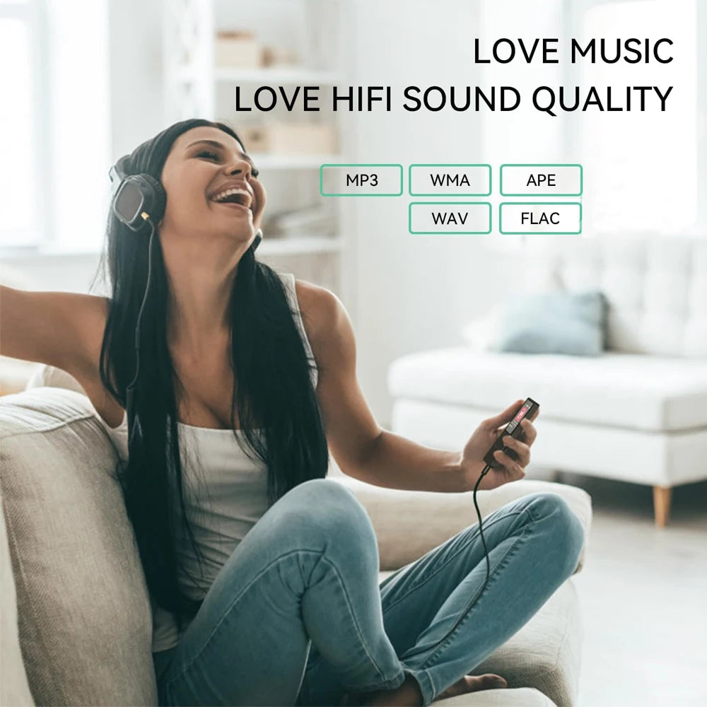 Kebidu Lecteur MP3/MP4 Bluetooth 5.0 HiFi Écran 1,8" FM TF 128Go – CLEVI Paris