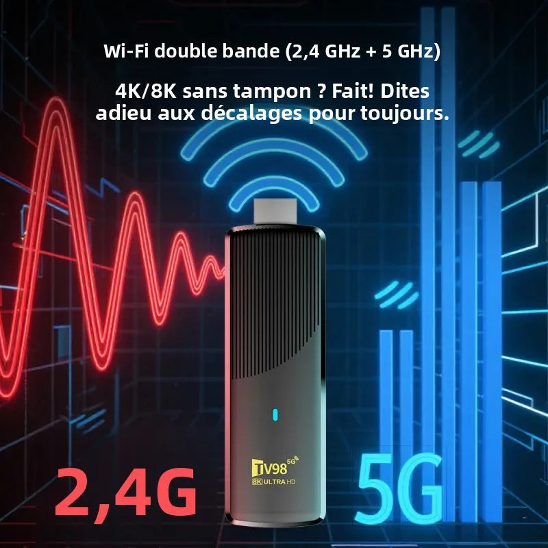 TV98 ATV X9 TV Stick Android 14 – CLEVI Paris
