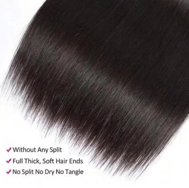 Tissage Brésilien Straight Remy Hair Lisse Double Weft – CLEVI Paris