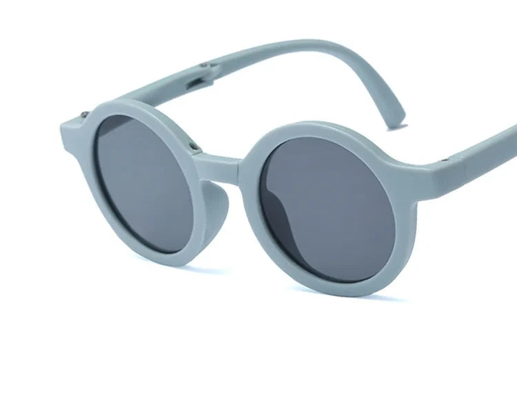 Lunettes de Soleil Enfant Pliables – Rondes, Mignonnes, 7 Coloris – CLEVI Paris