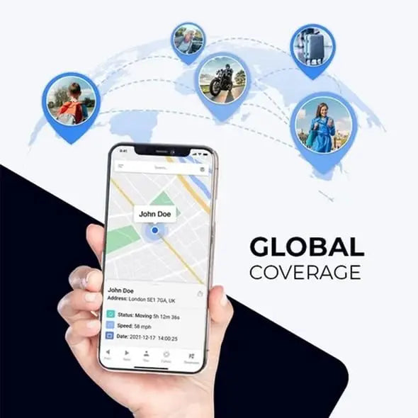 Mini Traceur GPS Anti-Perte LISIXLIUYI – Magnétique, Bluetooth, Autonomie 6 Mois, Taille Pièce de Monnaie, Lot de 1 à 4