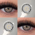 Lentilles de Contact Colorées avec Correction KSSEYE – 6 Teintes, Myopie – 8.00 à 0, Port Annuel