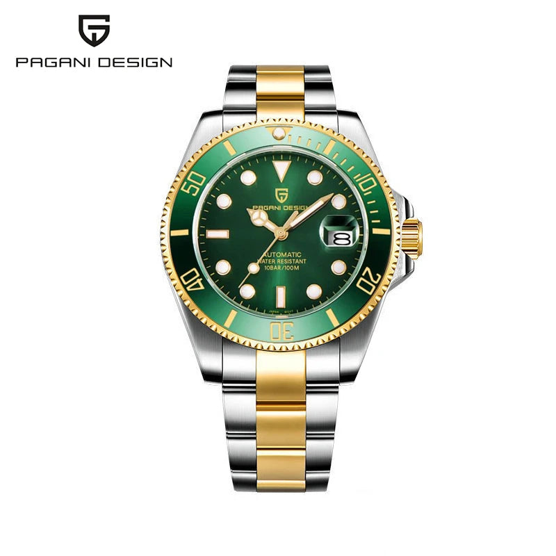 Montre Automatique Homme Pagani Design Diver Lunette Céramique Saphir MIYOTA 8215 100m – CLEVI Paris