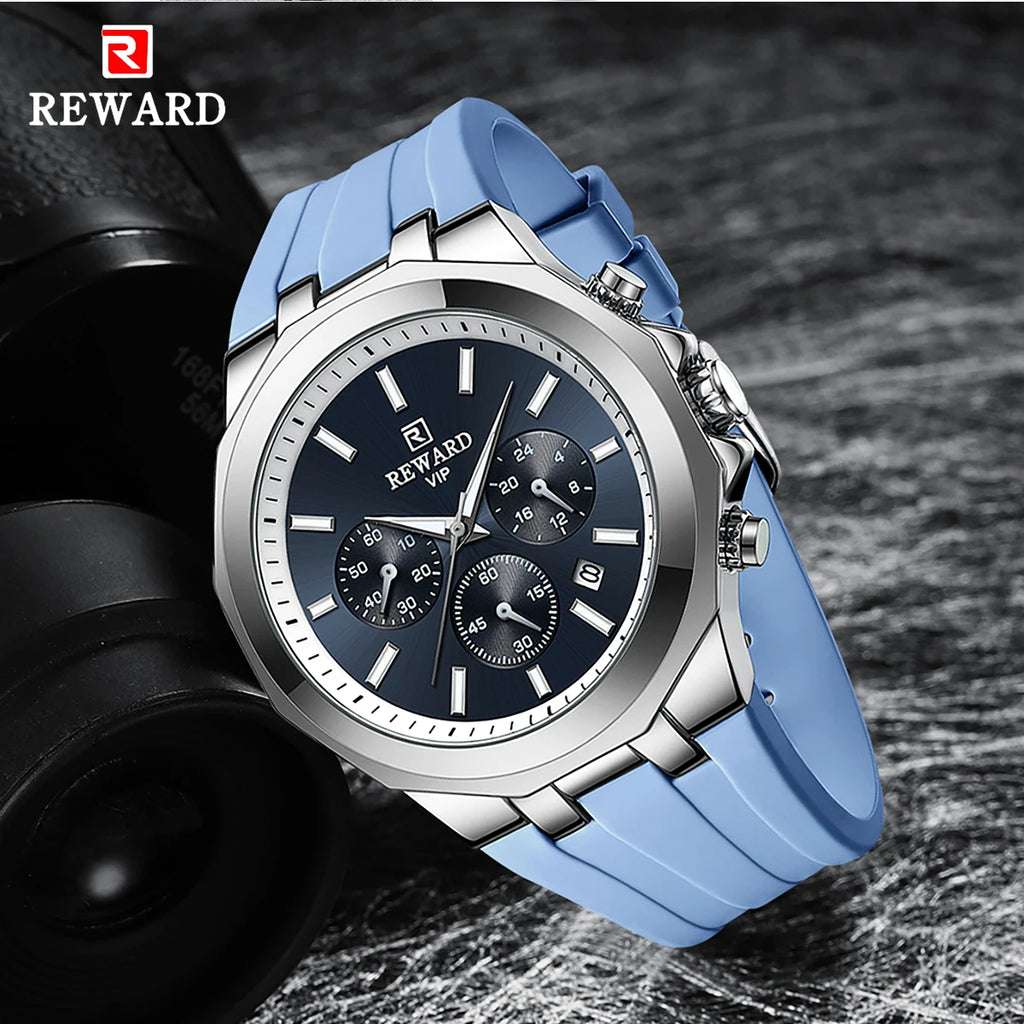 Montre Militaire Quartz Chronographe REWARD Homme – CLEVI Paris