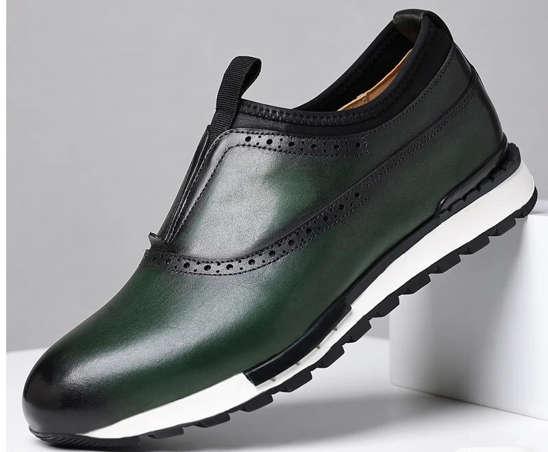Sneakers Oxford Cuir Suède Homme – CLEVI Paris