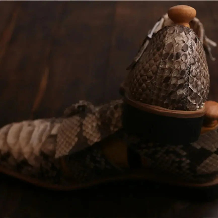 Chaussures Homme Cuir Python Semelle Goodyear | Style Britannique – CLEVI Paris