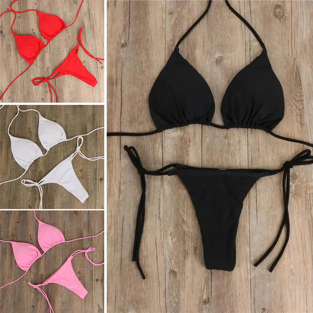 Bikini Femme Push-Up Rembourré — 2 Pièces, Sans Armatures, 6 Couleurs | CLEVI Paris