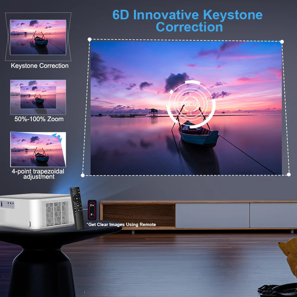 ThundeaL TD92 Pro Projecteur Android 9 1080P 4K 1100 ANSI WiFi 6 BT 5.0 3D Son HiFi – CLEVI Paris