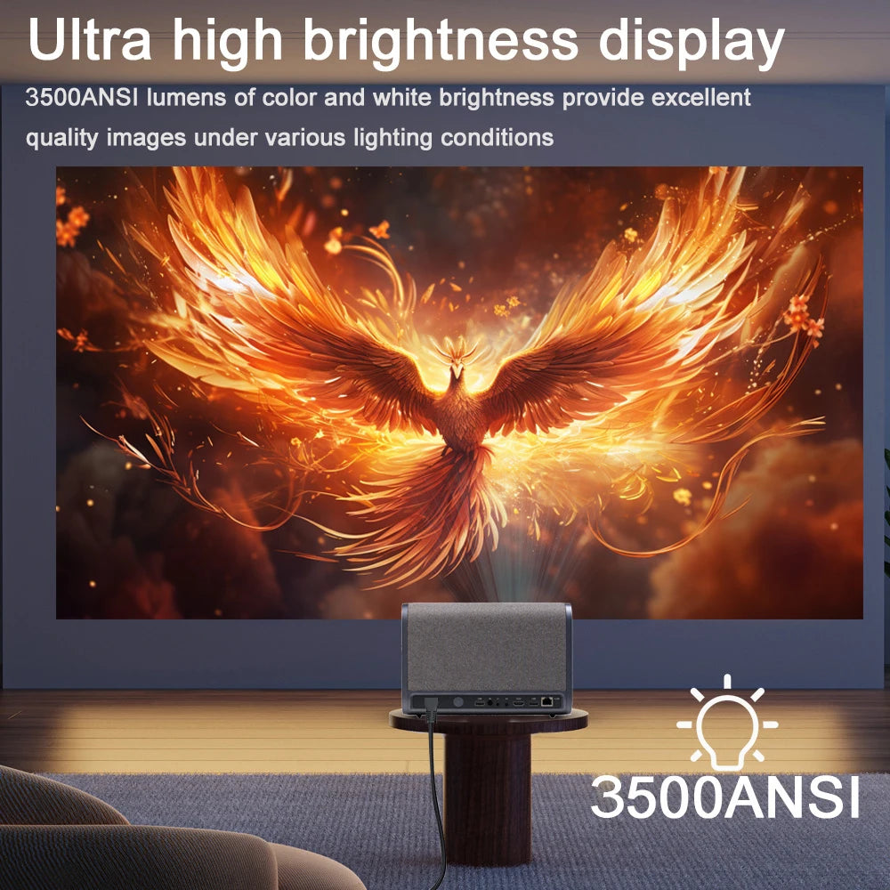 DITONG J10 Vidéoprojecteur Android 11 1080P 4K 3500 ANSI Autofocus 6D Son 20W – CLEVI Paris