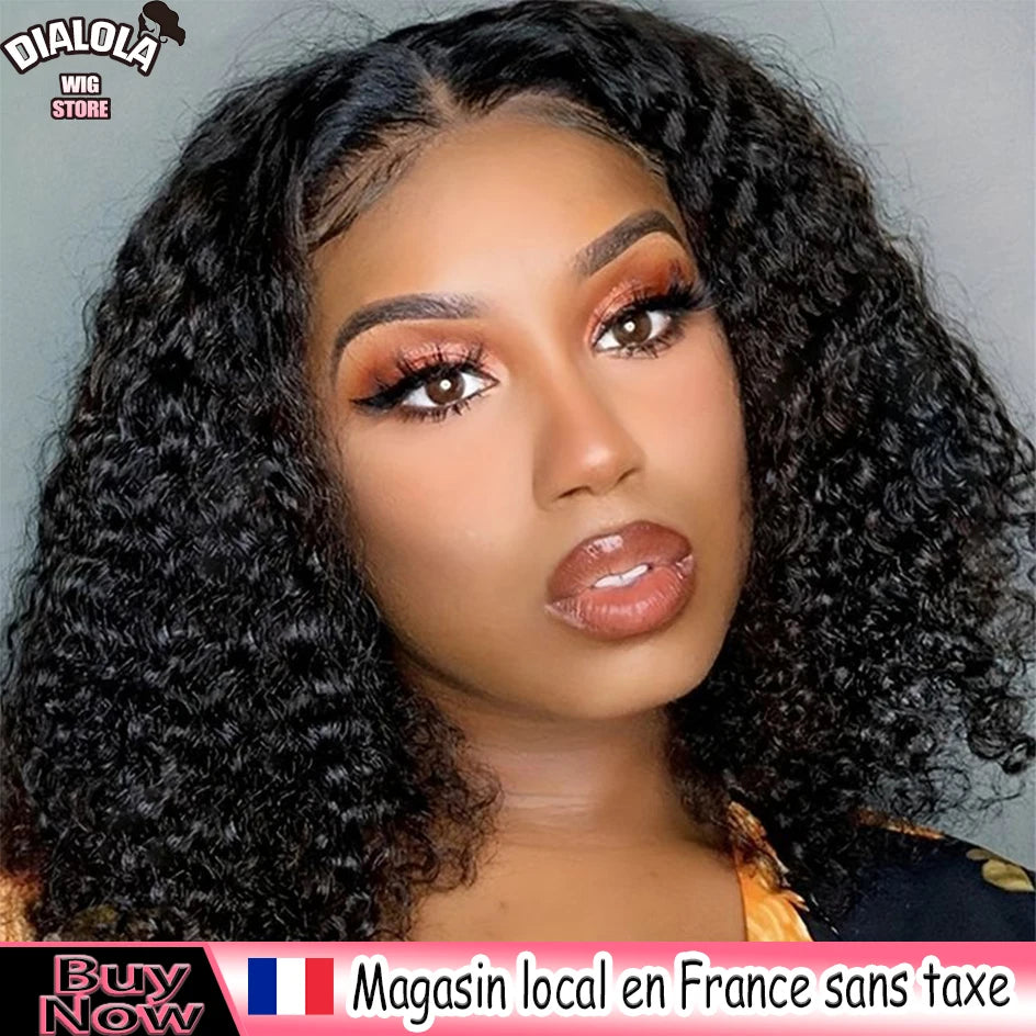 Perruque Lace Front HD Cheveux Humains Brésiliens Remy — Bob Court, Body Wave, Curly & Straight | CLEVI Paris