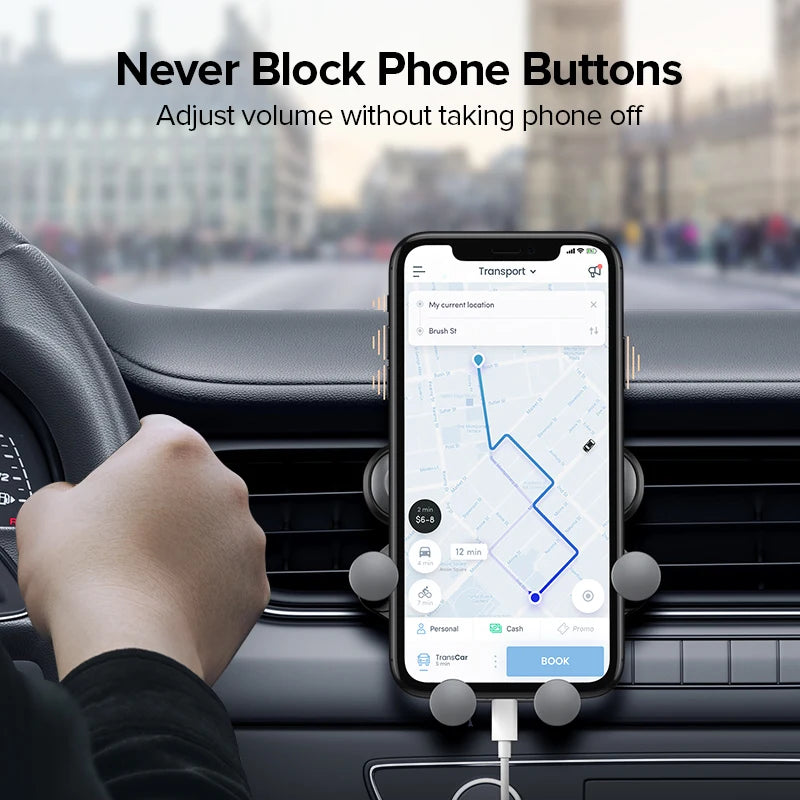 Gravity Car Phone Holder Air Vent Mount Cell Phone — CLEVI Paris