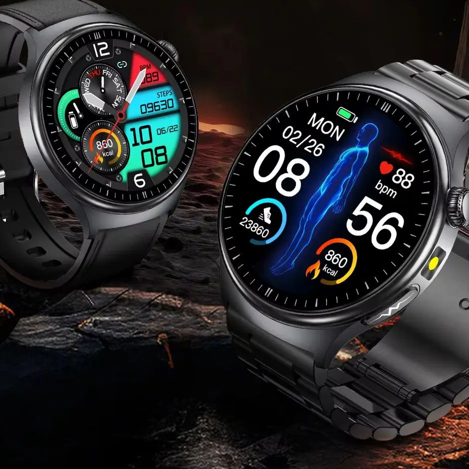 Montre GUHUAVMI ET475 AMOLED Bluetooth – CLEVI Paris