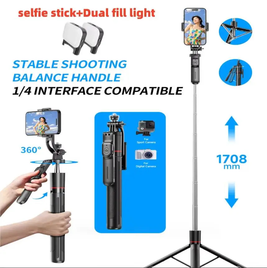 Trépied perche selfie MEUYAG F16 Bluetooth – CLEVI Paris