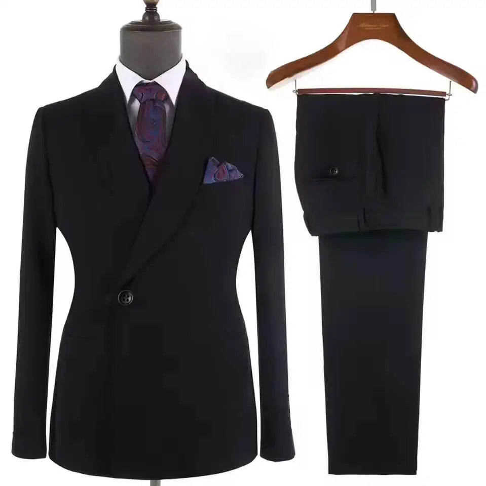 Costume homme 2 pièces double boutonnage – CLEVI Paris
