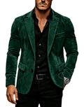 Blazer homme en velours effet suédé 2 boutons – CLEVI Paris
