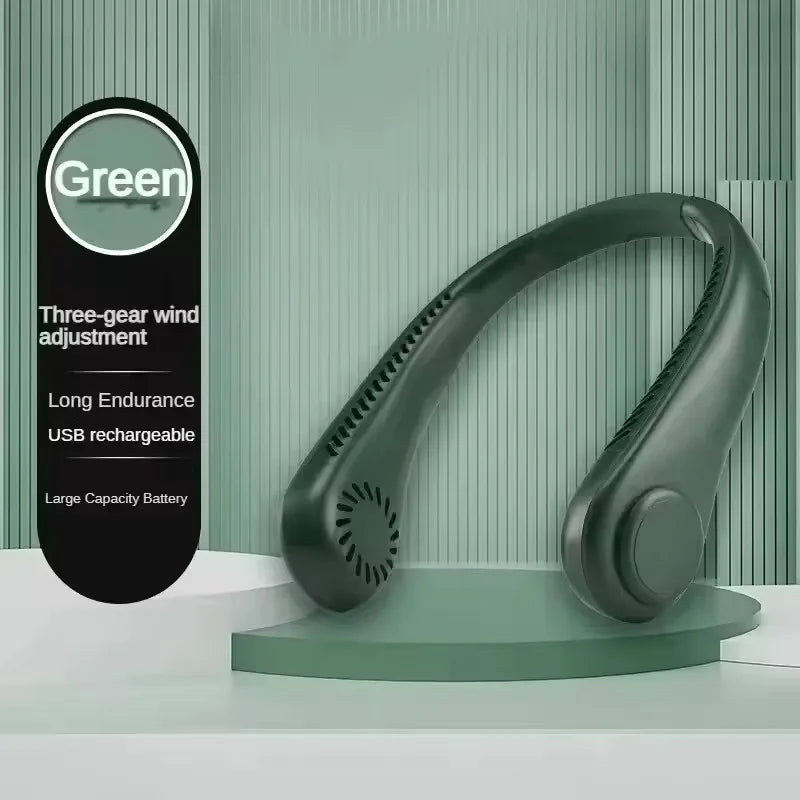 TINSOL ventilateur de cou rechargeable USB, LED – CLEVI Paris
