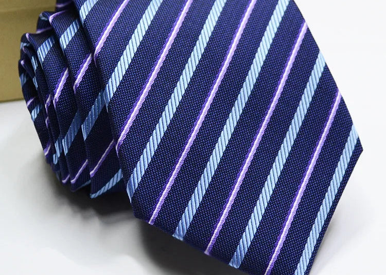 Cravate homme motifs variés 7–8 cm – CLEVI Paris