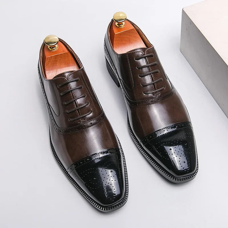 Chaussures Oxford Homme Élégantes – Lacets, Semelle Caoutchouc – CLEVI Paris