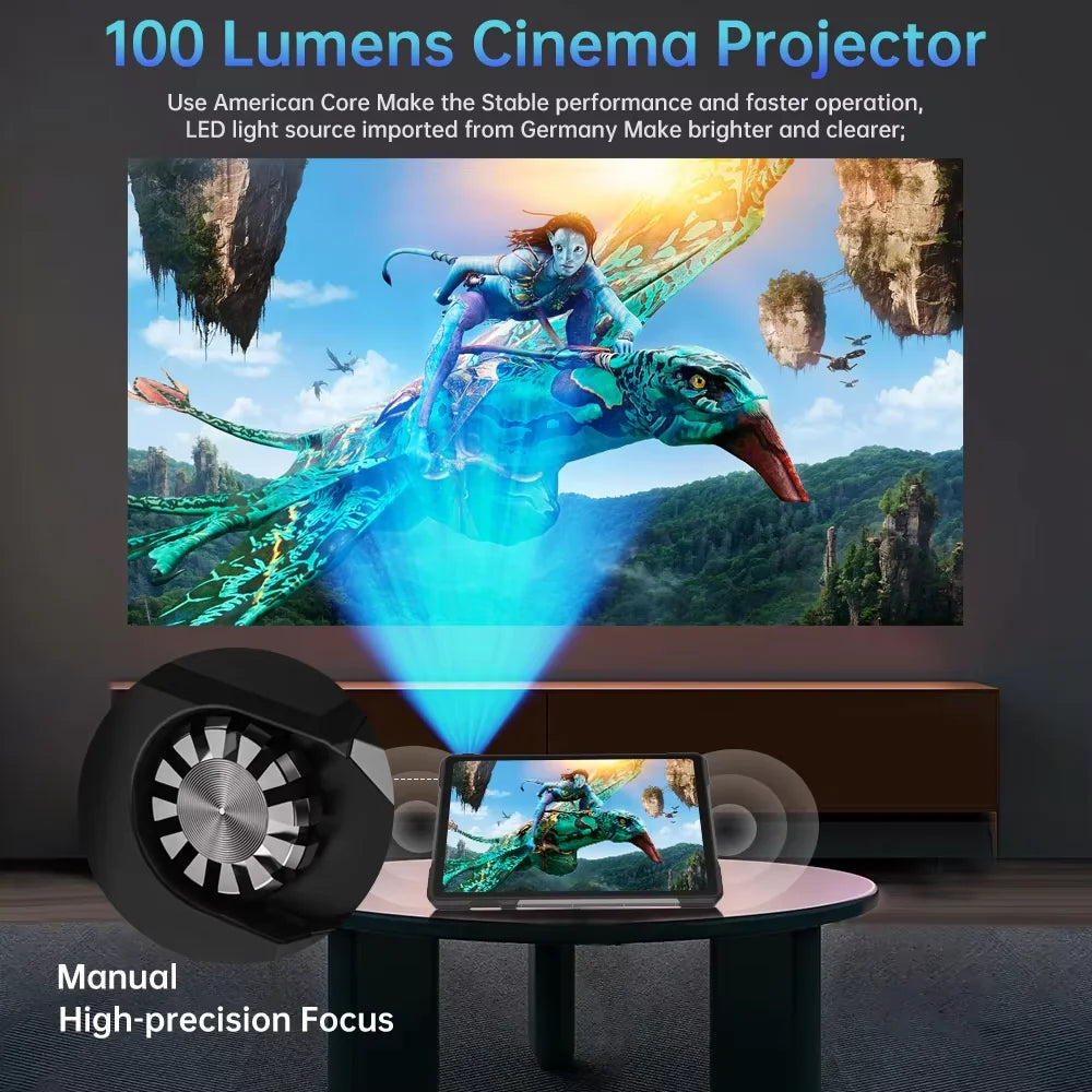 Tablette Robuste Unihertz TANK PAD – Projecteur DLP, 21000mAh, 5G, 50MP, IP68, Android 14 – CLEVI Paris