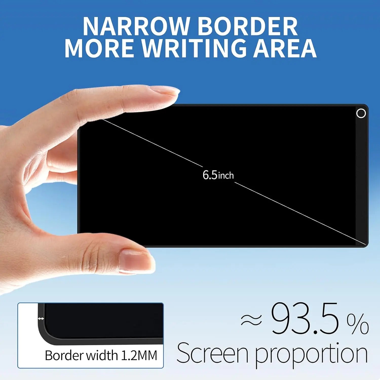 Tablette LCD Écriture 6,5" – Ardoise Numérique Effаçable, Stylet Inclus, Certifiée CE – CLEVI Paris
