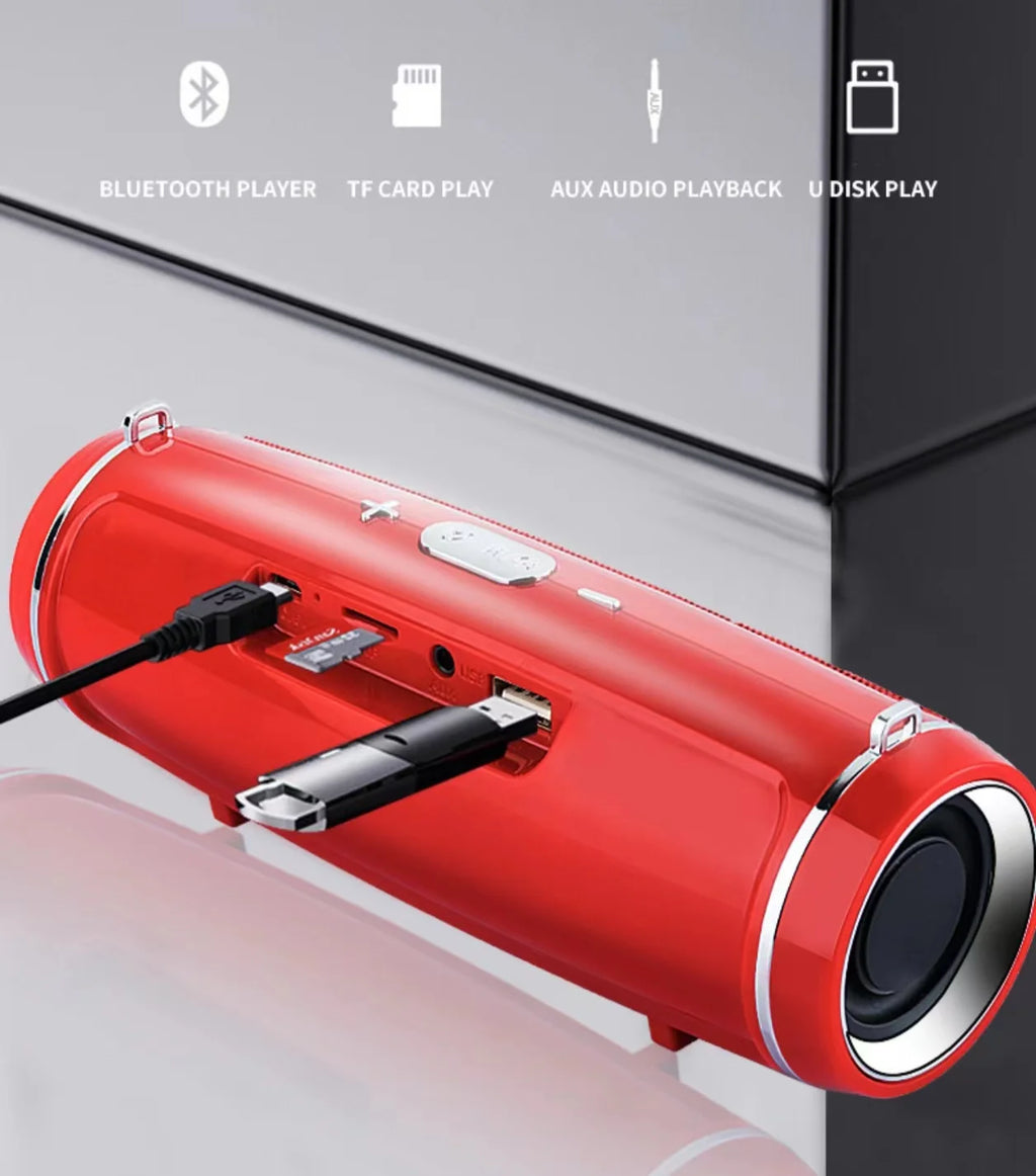 MouZYuan MINI2+ Enceinte Colonne Bluetooth 45W FM TWS Waterproof – CLEVI Paris
