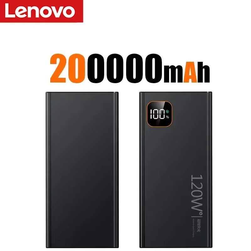 Batterie Externe Lenovo 120W Solaire 50000-200000mAh – CLEVI Paris