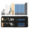 Kit Dessin & Esquisse Professionnel 32 Pièces | Crayons Graphite, Fusain & Accessoires – CLEVI Paris