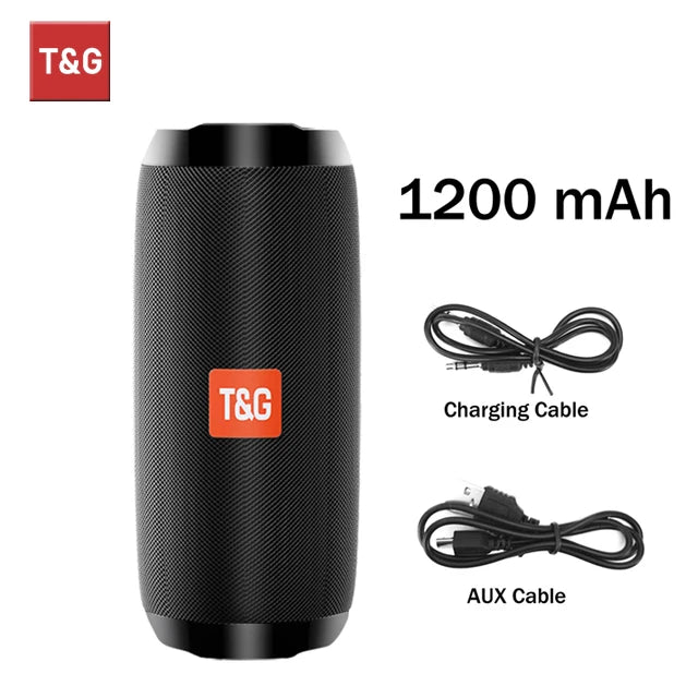 T&G TG117 Enceinte Bluetooth Portable Waterproof TWS IPX5 – CLEVI Paris