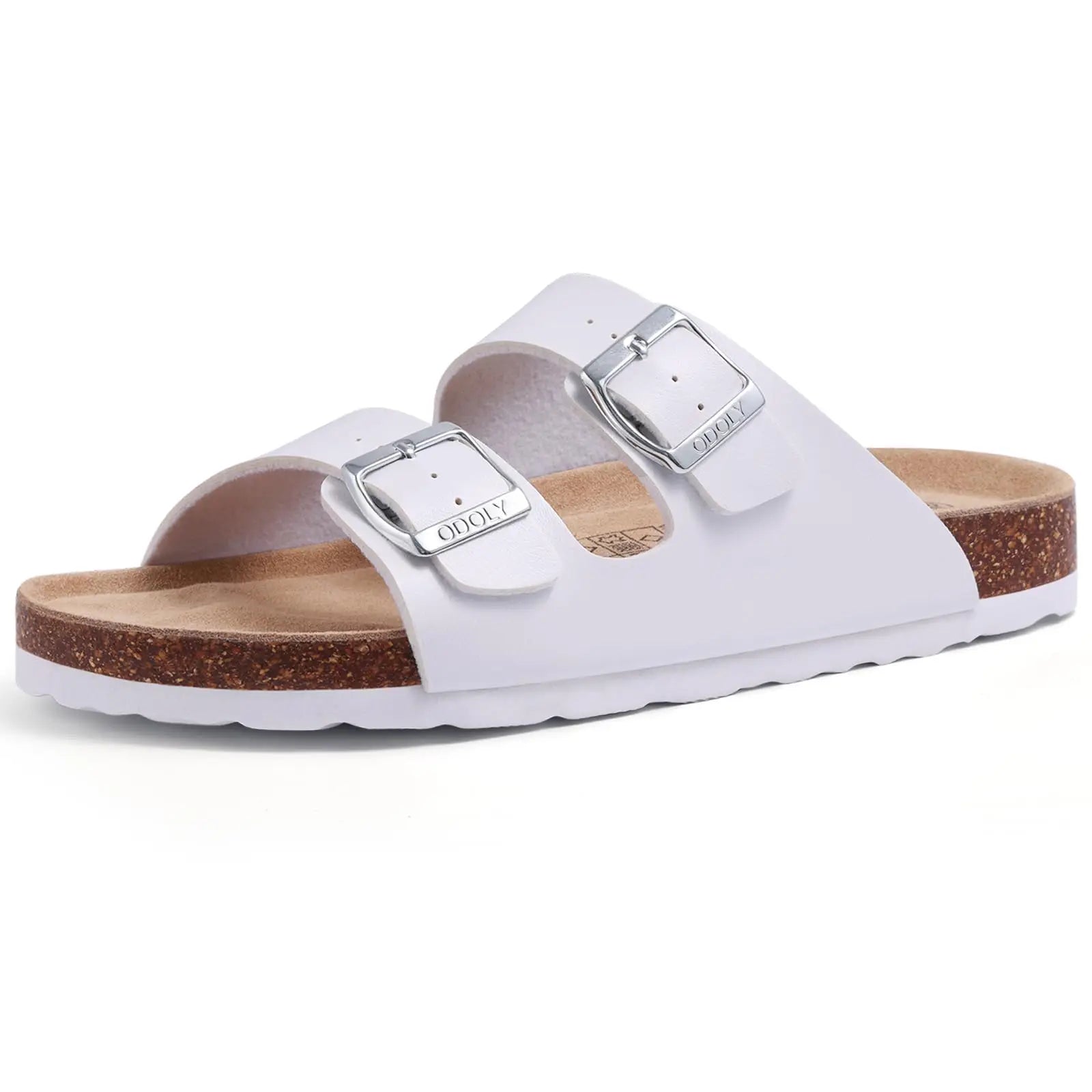 Sandales Homme Été – Cuir PU, Semelle Liège Soutien Plantaire, Slides Outdoor | 6 Coloris