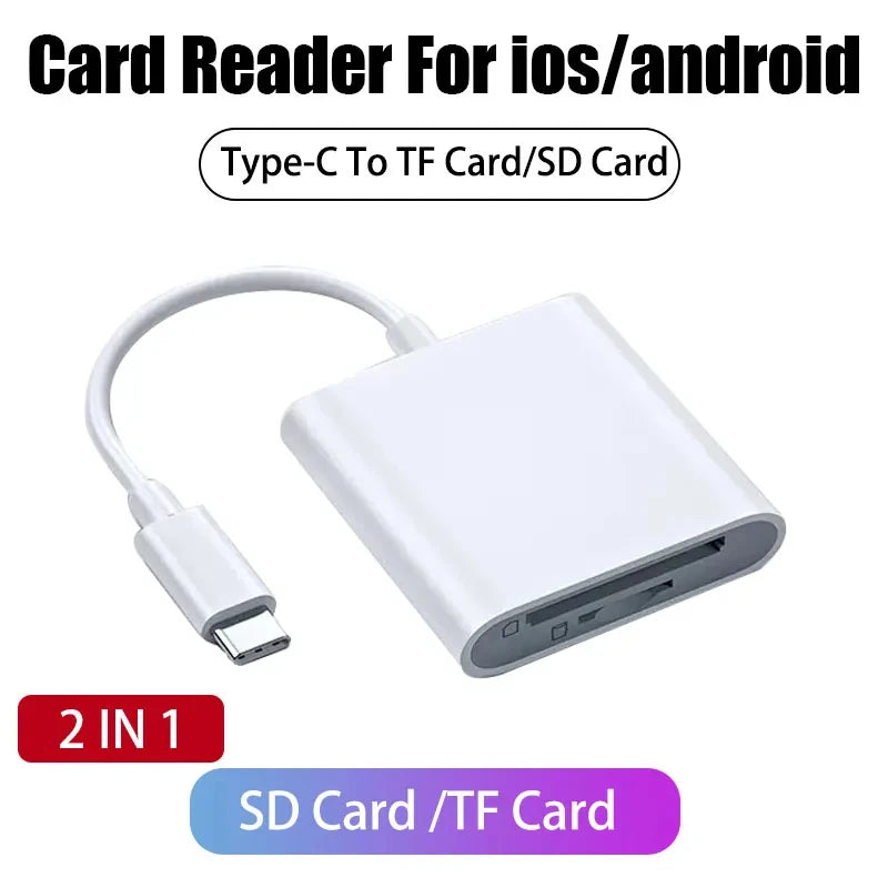 Adaptateur OTG SD/TF Lightning & USB-C iPhone Android – CLEVI Paris