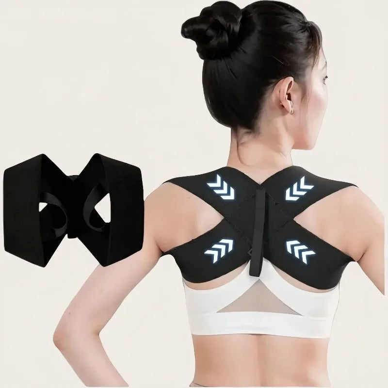 Correcteur de Posture Dorsal Réglable – Ceinture de Soutien Épaules & Dos