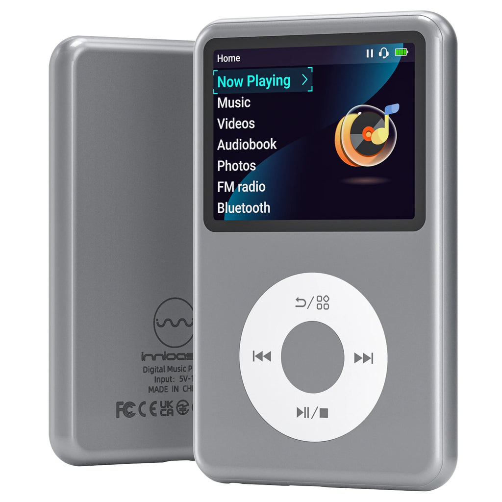 INNIOASIS Y1 128Go Lecteur MP3 HiFi Bluetooth Écran 2,4" FM Radio EQ Personnalisable – CLEVI Paris