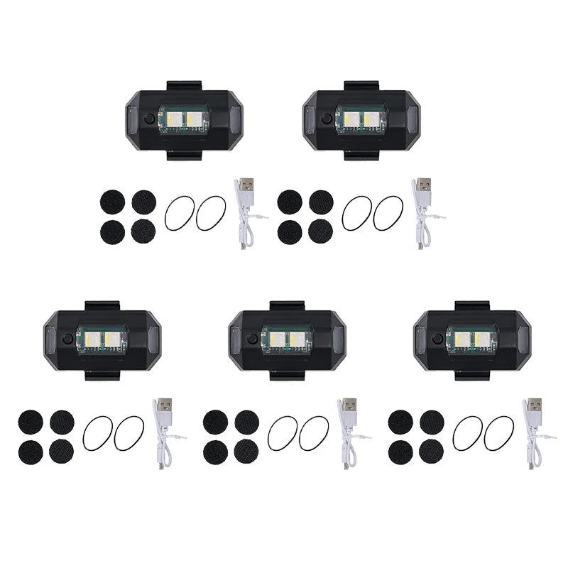Feu Stroboscopique Anti-Collision Drone RCSTQ – Compatible DJI NEO / Mini 4 Pro / Mini 2 / Mavic 3, 6 Couleurs, Léger