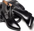 Chelsea Boots Cuir Véritable Homme | Talon Pointu Fait Main – CLEVI Paris