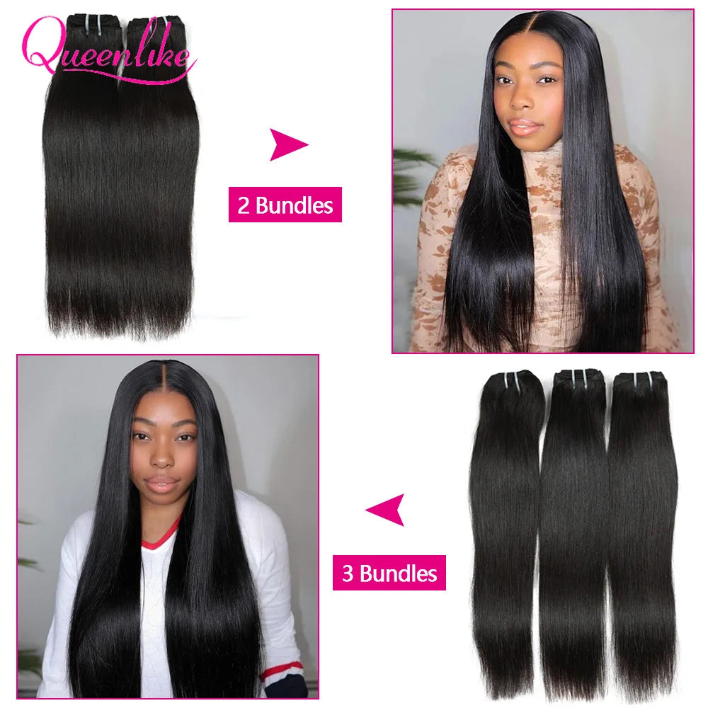 Bundles lisses vietnamiens, cheveux vierges – CLEVI Paris