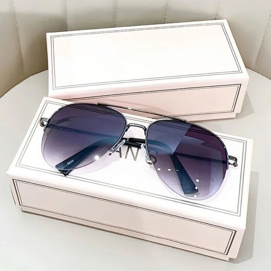 Lunettes de Soleil Pilote Grand Cadre – Verres Dégradés Anti-Reflets UV400 Monture Alliage 5 Coloris – CLEVI Paris