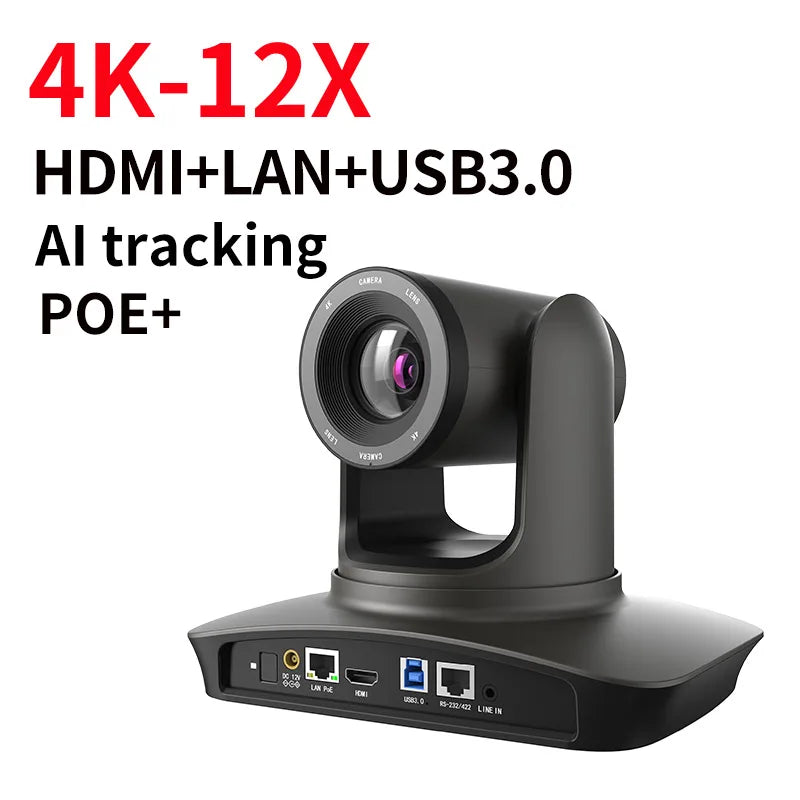 Caméra PTZ 4K SGSHIXV – Suivi IA 20x Zoom Optique Capteur Sony 8MP HDMI USB LAN PoE Conférence Diffusion Live – CLEVI Paris