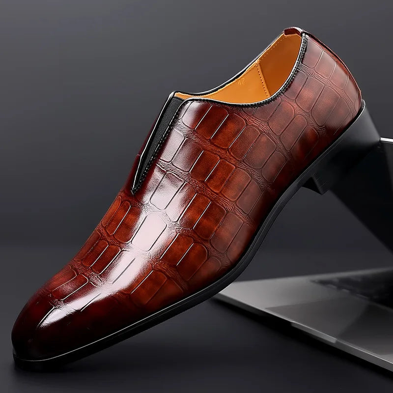 Chaussures homme en croûte de cuir – CLEVI Paris