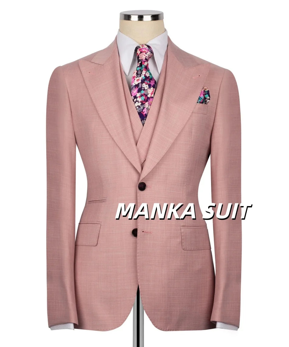 Costume homme 3 pièces revers pointus – CLEVI Paris