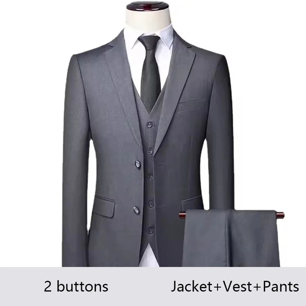 Costume Homme Élégant 2-3 Pièces Blazer Stretch Mariage – CLEVI Paris