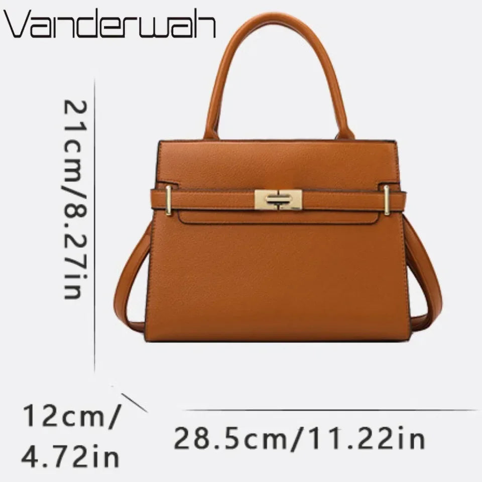 Set Sac à Main Femme Luxe – Grand Sac + Pochette | Cuir PU | Épaule & Bandoulière | 10 Coloris